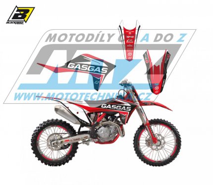 Polepy na motocykl (sada polep Dream) GasGas EC+ECF+MC+MCF / 21-23 - typ polep Dream4