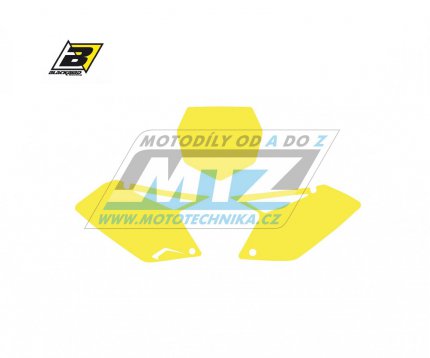 Polepy slovch tabulek (vystien) - Suzuki RMZ250 / 07-09 - barva lut