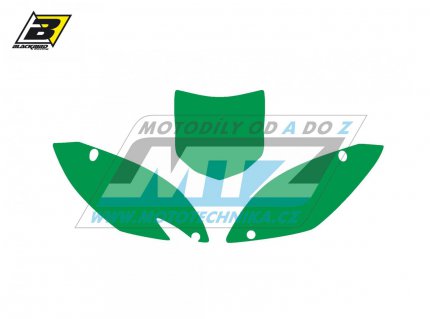 Polepy slovch tabulek (vystien) - Kawasaki KXF450 / 09-11 - barva zelen