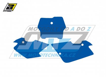 Polepy slovch tabulek (vystien) - Husqvarna TC400+TC570 / 01-04 - barva modr