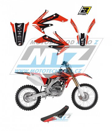 Polepy s potahem sedla (sada polep a potah sedla Dream) - Honda CRF250R / 04-09 + CRF250X / 04-19 - typ polep Dream4