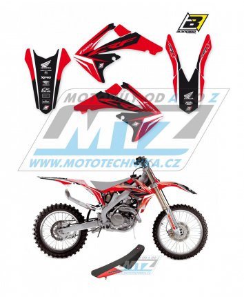 Polepy s potahem sedla (sada polep a potah sedla Dream) - Honda CRF250R / 10-13 + CRF450R / 09-12 - typ polep Dream4