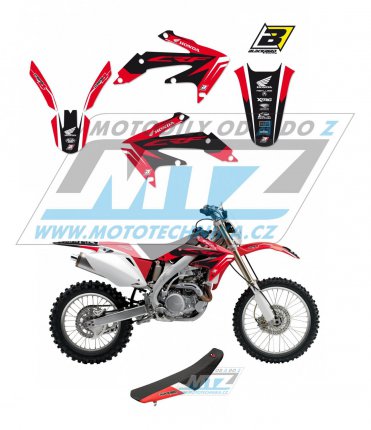 Polepy s potahem sedla (sada polep a potah sedla Dream) - Honda CRF450X / 04-16 - typ polep Dream4