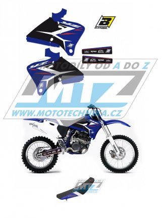 Polepy s potahem sedla (sada polep a potah sedla Dream) - Yamaha YZF250+YZF400+YZF426 / 98-02 - typ polep Dream4