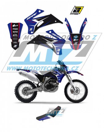 Polepy s potahem sedla (sada polep a potah sedla Dream) - Yamaha WRF250 / 07-14 + WRF450 / 07-11 - typ polep Dream4