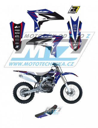 Polepy s potahem sedla (sada polep a potah sedla Dream) - Yamaha YZF250 / 10-13 - typ polep Dream4