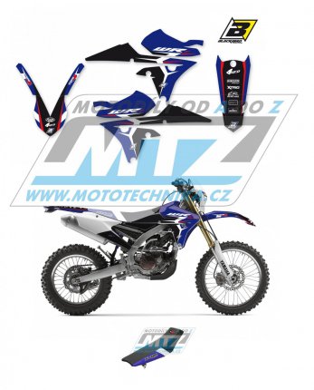 Polepy s potahem sedla (sada polep a potah sedla Dream) - Yamaha WRF250 / 15-19 + WRF450 / 16-18 - typ polep Dream4