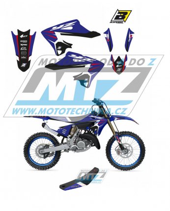 Polepy s potahem sedla (sada polep a potah sedla Dream) - Yamaha YZ125+YZ250 / 22-23 - typ polep Dream4