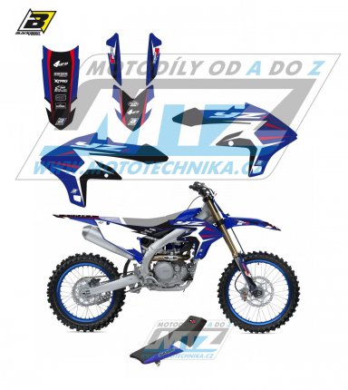 Polepy s potahem sedla (sada polep a potah sedla Dream) - Yamaha YZF450 / 23 - typ polep Dream4