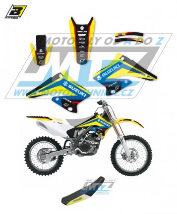 Polepy s potahem sedla (sada polep a potah sedla Dream) - Suzuki RMZ250 / 04-06 - typ polep Dream4