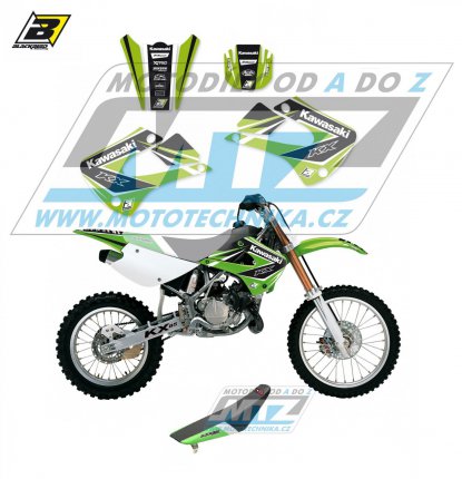 Polepy s potahem sedla (sada polep a potah sedla Dream) - Kawasaki KX85 / 01-13 - typ polep Dream4