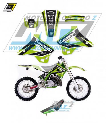 Polepy s potahem sedla (sada polep a potah sedla Dream) - Kawasaki KX125+KX250 / 94-98 - typ polep Dream4