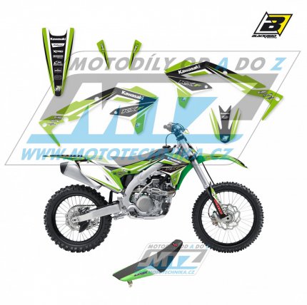 Polepy s potahem sedla (sada polep a potah sedla Dream) - Kawasaki KXF450 / 16-18 - typ polep Dream4