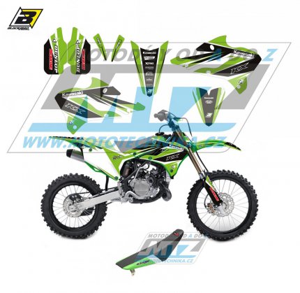 Polepy s potahem sedla (sada polep a potah sedla Dream) - Kawasaki KX85 / 22-23 - typ polep Dream4