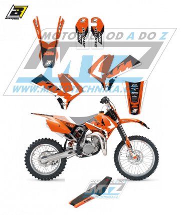 Polepy s potahem sedla (sada polep a potah sedla Dream) - KTM 85SX / 06-12 - typ polep Dream4