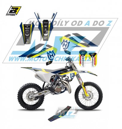 Polepy s potahem sedla (sada polep a potah sedla Dream) - Husqvarna TC85 / 18-23 - typ polep Dream4