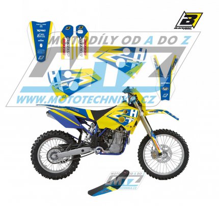 Polepy s potahem sedla (sada polep a potah sedla Dream) - Husaberg FE+FS / 00-05 - typ polep Dream4