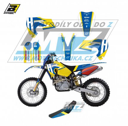 Polepy s potahem sedla (sada polep a potah sedla Dream) - Husaberg FE+FS / 06-08 - typ polep Dream4