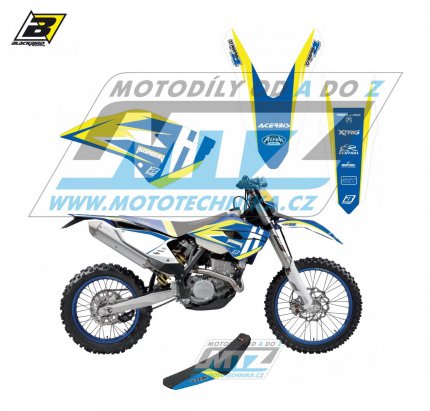 Polepy s potahem sedla (sada polep a potah sedla Dream) - Husaberg FE+FS+TE / 13-14 - typ polep Dream4