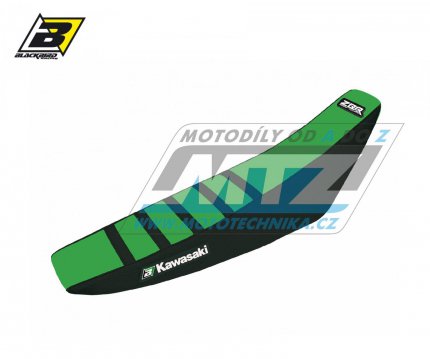 Sedlo kompletn Kawasaki KXF250 / 13-20 + KXF450 / 12-18 - barva zeleno-ern - typ potahu ZEBRA - standardn vka