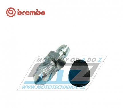 roub brzdov odvzduovac (roub brzdie) M10x1 Brembo - stbrn