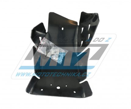 Kryt pod motor plastov DTC Engine Guard - KTM 250SXF+350SXF+250XCF+350XCF / 19-22 + Husqvarna FC250+FC350+FX350 / 19-22 (barva ern)