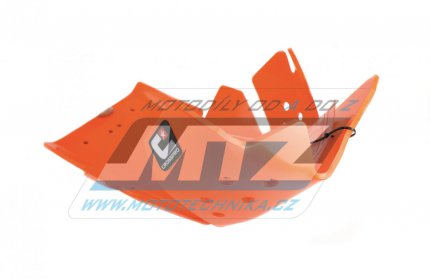 Kryt pod motor plastov DTC Engine Guard - KTM 250SXF+350SXF / 23-25 + 250EXCF+350EXCF / 24-25 + Husqvarna FC250+FC350 / 23-25 + FE250+FE350 / 24-25 + Gas-Gas MCF250+ECF250+ECF350 - barva oranov