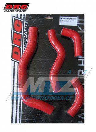 Hadice chladie DRC RADIATOR HOSE KIT - DRC D47-01-163 - Honda CRF450X / 05-17 - erven (sada 4ks)