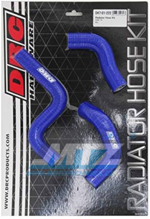 Hadice chladie DRC RADIATOR HOSE KIT - DRC D47-01-222 - Kawasaki KX85+KX100 / 14-25 - modr (sada 3ks)