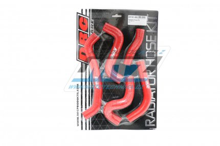 Hadice chladie DRC RADIATOR HOSE KIT - DRC D47-01-493 - Suzuki RMZ450 / 15-17 - erven (sada 5ks)