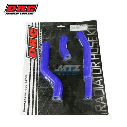 Hadice chladie DRC RADIATOR HOSE KIT - DRC D47-01-682 - Yamaha YZF450 / 03-09 + WRF450 / 03-11 - modr (sada 4ks)