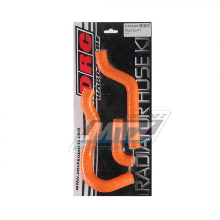 Hadice chladie DRC RADIATOR HOSE KIT - DRC D47-01-807 - KTM 65SX / 02-08 - oranov (sada 3ks)