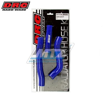 Hadice chladie DRC RADIATOR HOSE KIT - DRC D47-01-953 - Husqvarna FC250 + FC350 / 16-18 - modr (sada 3ks)