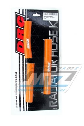 Hadice chladie DRC RADIATOR HOSE KIT - DRC D47-01-998 - KTM 250SX / 11-16 + 250EXC + 300EXC - oranov (sada 3ks)