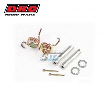 Sada ep + pruin stupaek DRC FOOT PEG SPRING PIN SET - DRC D48-01-110 - Yamaha YZ85 / 02-25 + YZ125+YZ250 / 99-25 + YZF250/ 01-23 + YZF400/ 03-21 + YZ125X/ 17-25 + YZ250X/ 16-25 + YZF250X/ 15-24 + YZF450X/ 16-23 + WRF250/ 01-24 + WRF400+WRF426+WRF