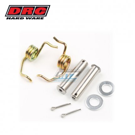 Sada ep + pruin stupaek DRC FOOT PEG SPRING PIN SET - DRC D48-01-116 - Kawasaki KX125+KX250 / 91-96 + KX500 / 88-04 + KDX220R / 94-05 + KDX220R / 94-05 + KDX250R / 91-94