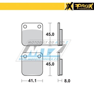 Destiky brzdov DP107 - PROX 37.202002