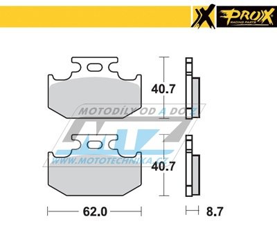 Destiky brzdov DP315 - PROX 37.201202