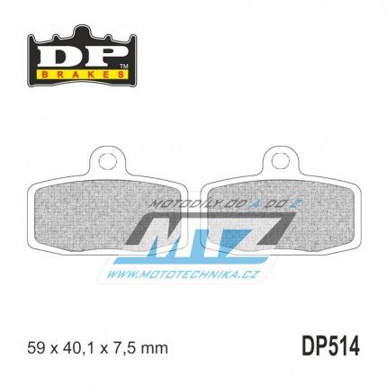 Destiky brzdov DP514-SDP DP Brakes - sms SDP PRO-MX