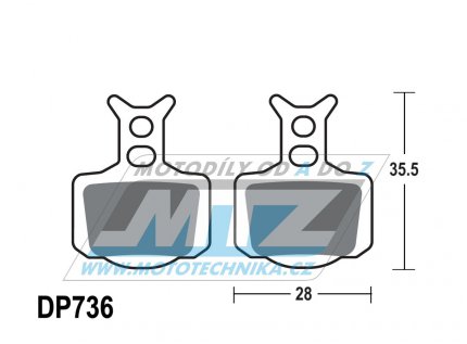 Destiky brzdov DP736 - PROX 37.196302