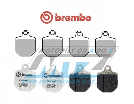 Destiky brzdov Brembo (originl Brembo Genuine Parts) 07GR76RC