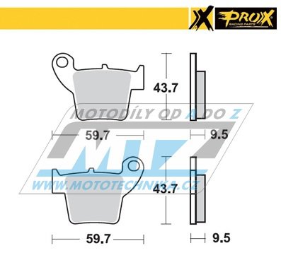 Destiky brzdov DP921 - PROX 37.208202