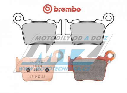 Destiky brzdov Brembo (originl Brembo Genuine Parts) - sms Sinter HH/SX