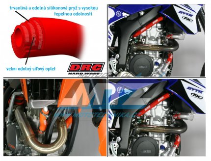 Hadice chladie DRC RADIATOR HOSE KIT - DRC D47-02-053 - Husqvarna TE250+SMR250 / 10-11 - modr (sada 3ks)