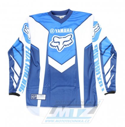 Dres motokros FOX HC JERSEY s logem Yamaha - modr - velikost M