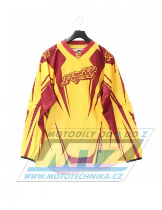 Dres motokros FOX SFX - luto-vnov - velikost XL