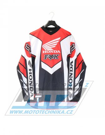 Dres motokros FOX HC JERSEY s logem Honda - erven - velikost M