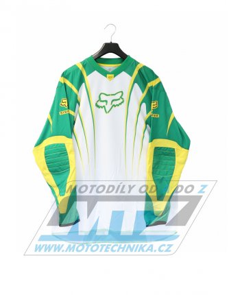 Dres motokros FOX STRAFER Green/Yellow - zeleno-lut - velikost XL