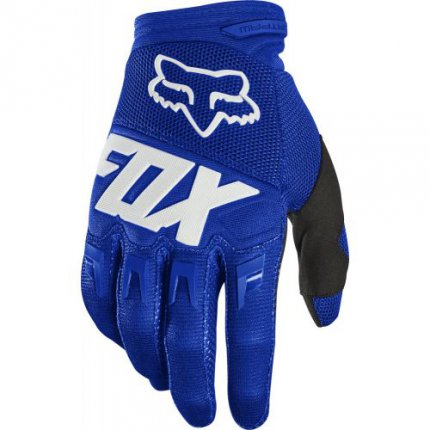 Rukavice motokros FOX DIRTPAW RACE - modr - velikost S