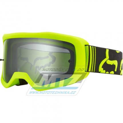 Brle FOX MAIN II Race Goggle MX20 - lut Fluo